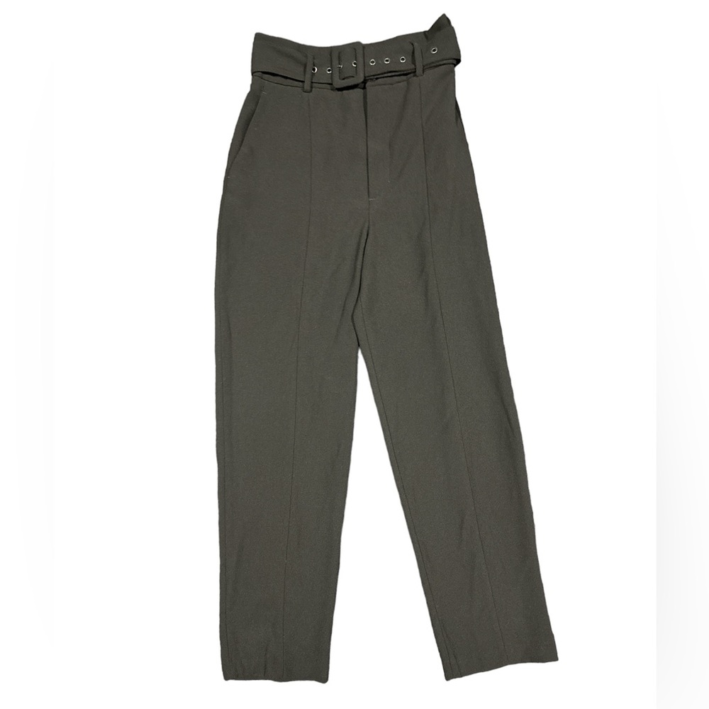 Zara belted black pants Small - Picture 2 of 6